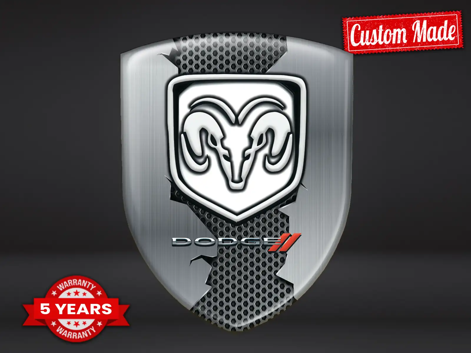 Dodge Stickers Logo Auto Max Durable Design Stylé Pro